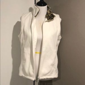 🆕 White Fleece Vest